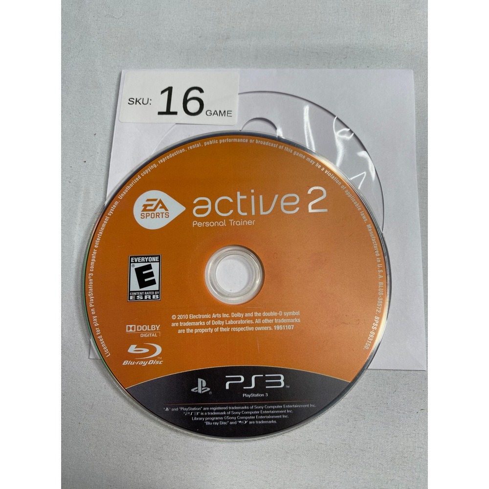 EA Sports Active 2 Personal Trainer Sony PlayStation 3